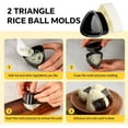thumbnail image 2 of 7-Piece Complete Kit, Musubi Press Mold Kit, Includes 2 Musubi Makers, 2 Onigiri Molds, 2 Rice Paddles, Temaki Roller & Luncheon Meat Slicer – Easy to Clean, Dishwasher Safe$$, 2 of 11