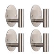 thumbnail image 1 of Gancho para toallas de baño de 4 piezas, gancho para toallas de bata de acero inoxidable Afortunado Sencillez, 1 of 5