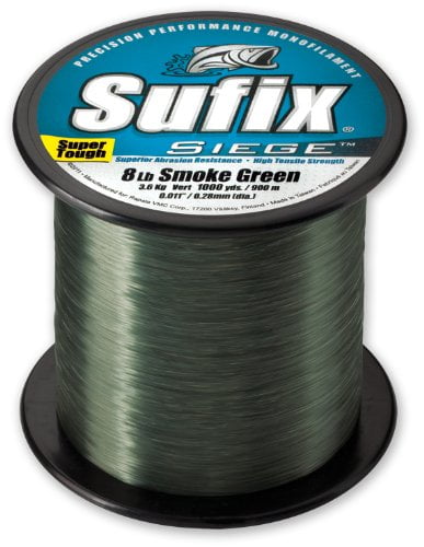 Seige Suffix 10lb Clear 330 Yards Fishing Line for sale online 