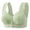 Green, variant on Womens Seamless Front Closure Bras Lift Up Plus Size Full Cup Bras No Underwire Supportive Soft Comfortable Lightweight Breathable Front Button Bras Beige 40