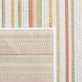 thumbnail image 5 of Safavieh Courtyard Roslyn Striped Indoor/Outdoor Area Rug, Beige/Rust Yellow, 6'7" x 9'6", 5 of 9