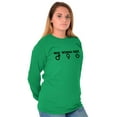 thumbnail image 4 of Man Woman Geek Geeky Cute Nerdy Gamer Long Sleeve TShirt Men Women Brisco Brands S, 4 of 6