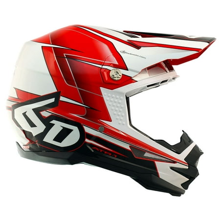 Sonic Helmet - 6D ATR-1 Sonic Red White Black Helmet