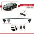 thumbnail image 3 of Compatible with Chrysler 300 C 2005-2010 ACE-4 Car Roof Rack Cross Bar Black Aluminium 2 Bars, 3 of 7