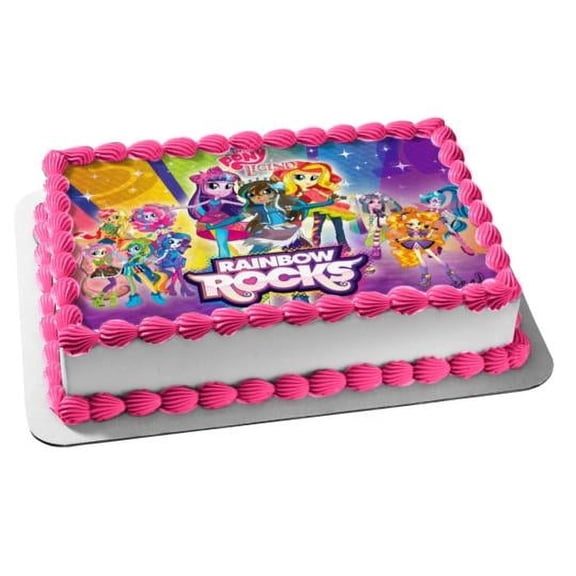Equestria Girls Birthday Cake Topper, By TNCT