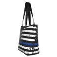 thumbnail image 6 of Japuie Thin Blue Line Flag Print Women's Crossbody Tote Handbag,Shoulder Bag,Casual Tote,Satchels Crossbody Purse,Top-handle Tote Handbag,for Travel College Work, 6 of 7