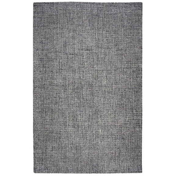 Alora Decor London 3' x 5' Tweed Black/Gray/Rust/Blue Hand-Tufted Area Rug