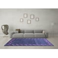 thumbnail image 3 of Ahgly Company Indoor Rectangle Abstract Blue Contemporary Area Rugs, 2' x 3', 3 of 4