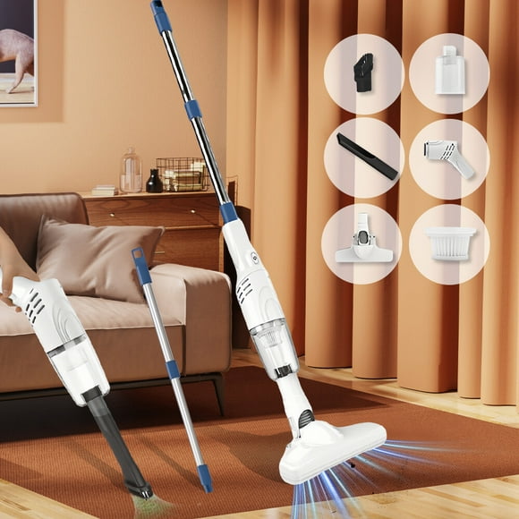 Cordless Stick Vacuum Cleaner Handheld Vac Lightweight with Washable HEPA Filter