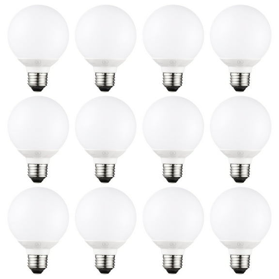 12 Pack G25 Globe Light Bulbs, LED Bathroom Bulbs, 40W Decorative Bulb, 2700K Soft White
