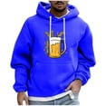 thumbnail image 3 of JUSLIO Plus Size Mens Sweatshirts Hooded Graphic Hoodies Long Sleeve Pullover Drawstring Everyday Sweatshirts, 3 of 5