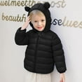 thumbnail image 6 of Baby Boys Girls Winter Coats Toddler Bear Hoods Down Jacket Infant Kids Light Puffer Padded Outwear, 6 of 8