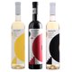 thumbnail image 1 of Blanco Chardonnay + Tinto nebbiolo, tempranillo, barbera + Blanco Sauvignon Juego de Pelota 750ml, 1 of 5