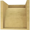 thumbnail image 4 of 11"W x 11"D x 11"H Wide Huntington Rough Cedar Woodgrain TimberThane Corbel, Primed Tan, 4 of 6