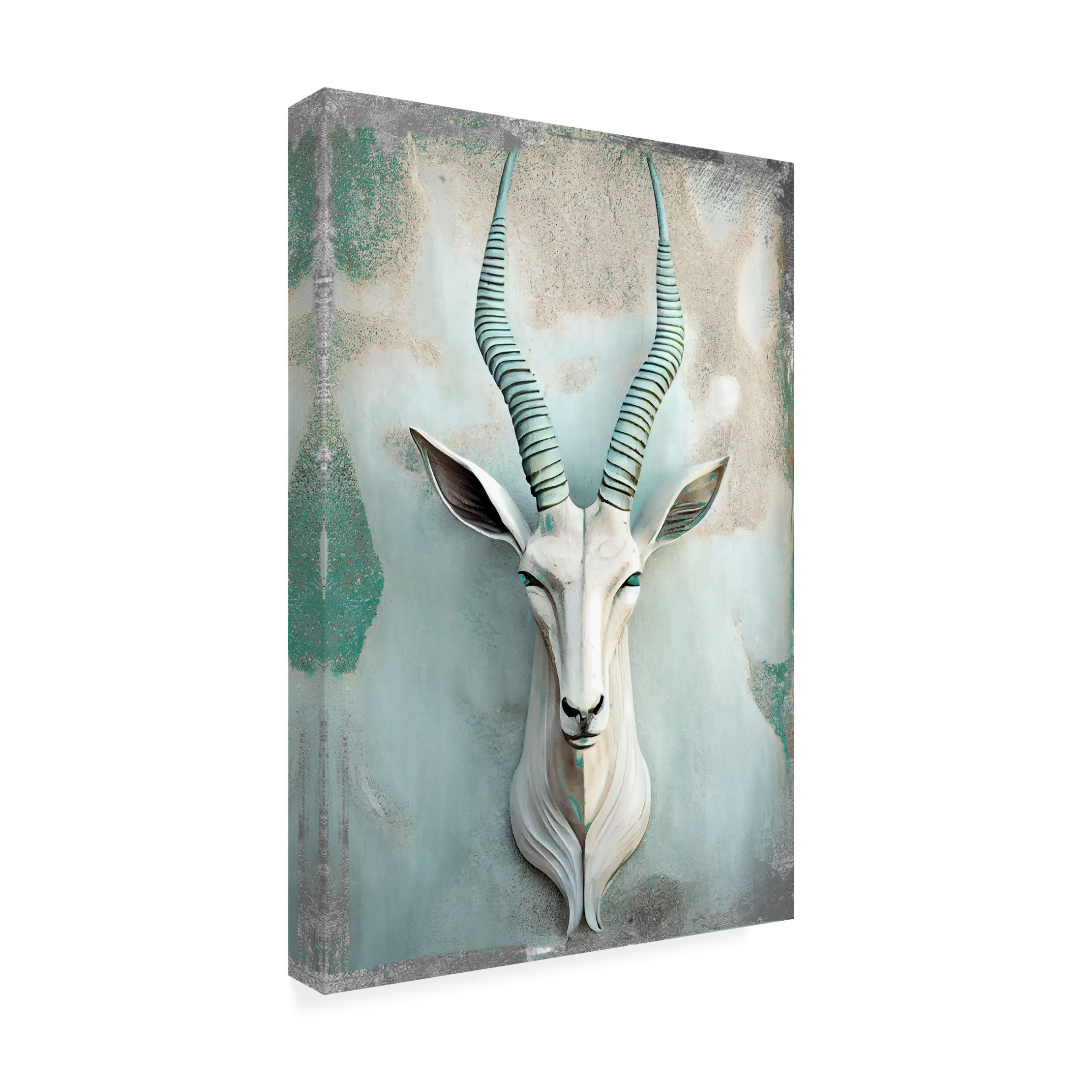 Canvas Wall Art - Sasha 'Rainmaker' Wall Art for Living Room, Bedroom, or Office Décor by Trademark Fine Art - 30 x 47 Inches