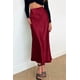 thumbnail image 5 of Falda PRETTYGARDEN Otoño 2025 Satinada de Cintura Alta Vino Talle S, 5 of 7