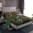 thumbnail image 1 of Erosebridal Minimalst Sheet Set Queen, Modern Geometric Bedding Sets Queen Size, Swirl Circle Decor, 4 Pieces, 1 of 7