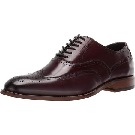Stacy Adams Men's Dunbar-Wingtip Oxford, Burgundy, 8 W US | Walmart Canada