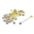 thumbnail image 3 of AMLESO 20 PCS Brooch Pins Back Jewelry Needles Closure for Brooch Craft Golden, 3 of 8