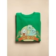 thumbnail image 3 of Cartoon Hungry Ghost Festival Sweatshirt Women - Women Sweatshirt, Large, 3 of 4