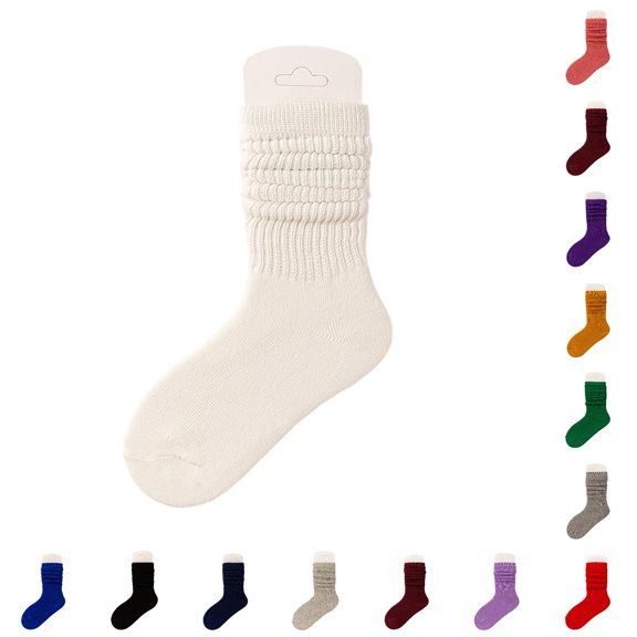 Luvior Socks For Kids Soft Comfortable Mid Length Stackable Socks Toddlers Boys Girls Ideal For School Play Casual Wear