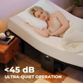 thumbnail image 6 of Clearance! Twin XL Adjustable Bed Frame - 1350LBS Quiet Motors, 5 Heights, USB A&C, Tool-Free Assembly, 6 of 8