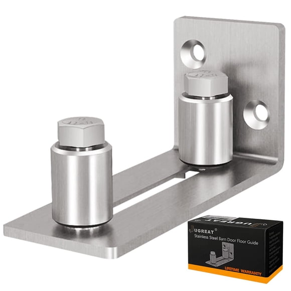 Guía de puerta JUGREAT de acero inoxidable con fondo empotrado, 5,5 cm