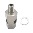 thumbnail image 2 of LOVIVER GazechimpStainless Steel 1/8'' BSPT Oil Pressure Sensor Tee to NPT Adapter Parts, 2 of 8