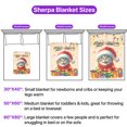 thumbnail image 5 of Merry Christmas Santa Manx Scarf Twinkling Lights Xmas Holiday Cozy Sherpa Blanket Cat Lover Kitten Owner Gifts Warm Soft Throw Blanket - 00022, 5 of 5