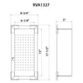 thumbnail image 3 of Ruvati Workstation Sink Replacement Colander 17 inch Stainless Steel, 3 of 4