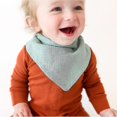 thumbnail image 2 of 7 baberos de algodón tipo bandana LIUYMXG unisex para bebés para la dentición y El babeo, 2 of 2