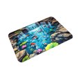 thumbnail image 2 of HaiSphere Washable Door Mat 16x24 Inch Printed Kitchen Floor Mat with Soft Velour Surface Non-Slip Entryway Rug for Indoor Use Absorbent Bathroom Mat E One Size, 2 of 4