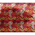 thumbnail image 4 of oneOone Viscose Chiffon Candy Red Fabric Halloween Diy Clothing Quilting Fabric Print Fabric By Yard 42 Inch Wide, 4 of 4