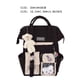 thumbnail image 5 of Mochila De Color Sólido 2021 Para Mujer, Mochilas Impermeables De Colores Caramelo Con Colgante De Insignia, Bolsa De Viaje De Nailon Para La Escuela Diaria Speravity AP006546-03, 5 of 5