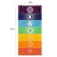 thumbnail image 2 of Toalla de playa del arco iris Toalla de baño turca multicolor Estera de yoga de poliéster colorida, 2 of 7