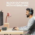 thumbnail image 5 of Logitech Zone 950 Premium Noise Canceling Headset with Hybrid ANC, Bluetooth, USB-C, USB-A, Certified for Zoom, Google Meet, Google Voice, Fast Pair, Graphite, 5 of 9