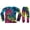 Tie Dye - Blue With Brights, variant on Girls Tie Dye Two Piece Thermal Underwear Set (Tie Dye Multi Purple, 4)