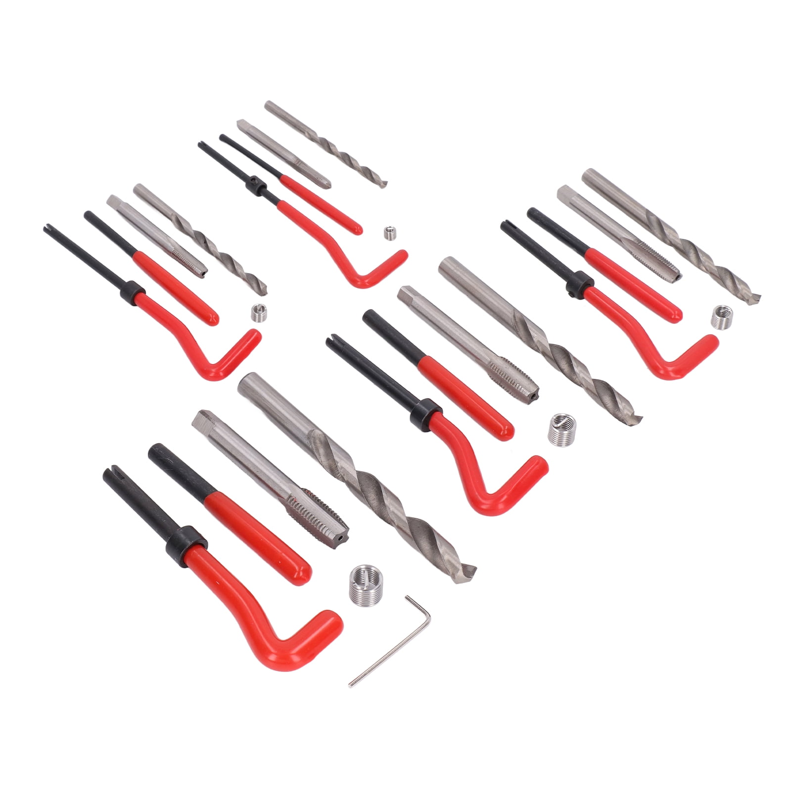 Ccdes Female Thread Repair Set Spiral Coil Thread Inserts HSS Drill Tap
