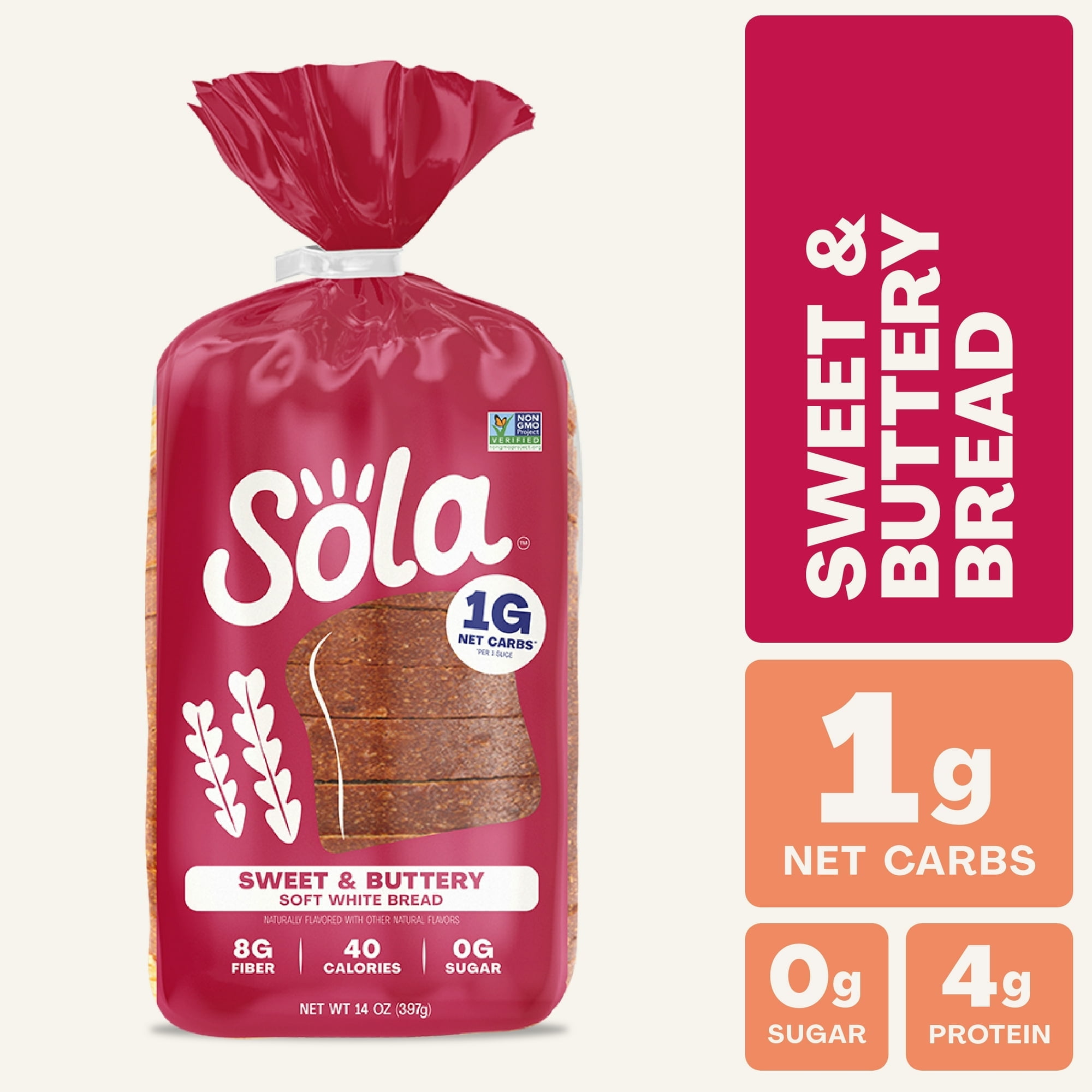 SOLA BREAD PACK OF 3  Sweet & Buttery, Sweet Oat Sliced   and Deliciously Seeded Bread