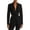 Black, variant on Bardot Womens Cassian Cut-Out Office One-Button Blazer