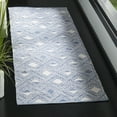 thumbnail image 2 of SAFAVIEH Montauk Katee Geometric Diamonds Area Rug, Blue/Ivory, 8' x 10', 2 of 9