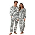 thumbnail image 6 of Valentine's Matching Pajamas for Couples, Graffiti Heart Print Sleepwear, Crew Neck Long Sleeve Shirts & Pants, Casual Lightweight Pajama Sets 2-Piece Loungewear Pjs 2026 Lover Gift, 6 of 8