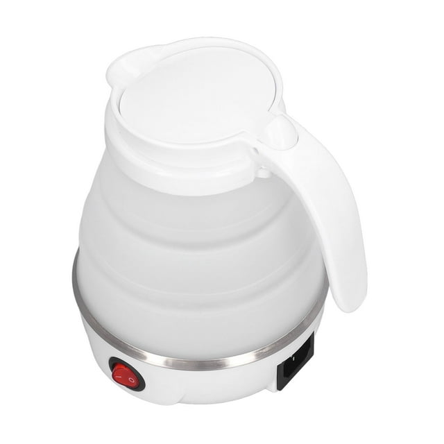Folding Electric Kettle 0.6L 400W, Travel Design, Easy To Use, , Portable, Heat Preservation, US Plug 110V For Hot Milk Coffee Tea Boiling Water