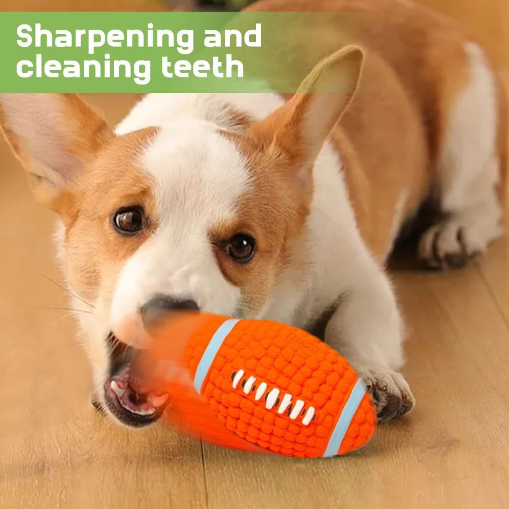 Immortal Toy for Aggressive Chewers, Squeaky Dog Ball Squeaky Dog Toys Natural Latex Rubber Balls for Small Dogs Puppies Cute Dog Squeak Toys Play Ball Tennis Ball, football, volleyball
