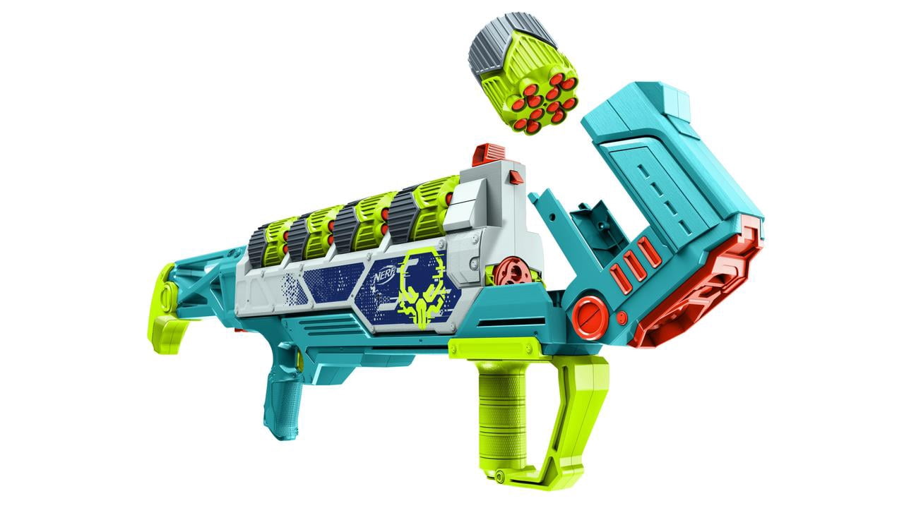 Nerf Elite Rebel Ops Doom Cannon Blaster, 60 Nerf Elite Foam Darts, 5 Supershells, 8 and Up