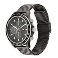 thumbnail image 2 of Tommy Hilfiger 1792019 MILES GUNMETAL DIAL MESH BRACELET CHRONOGRAPH MENS WATCH, 2 of 4