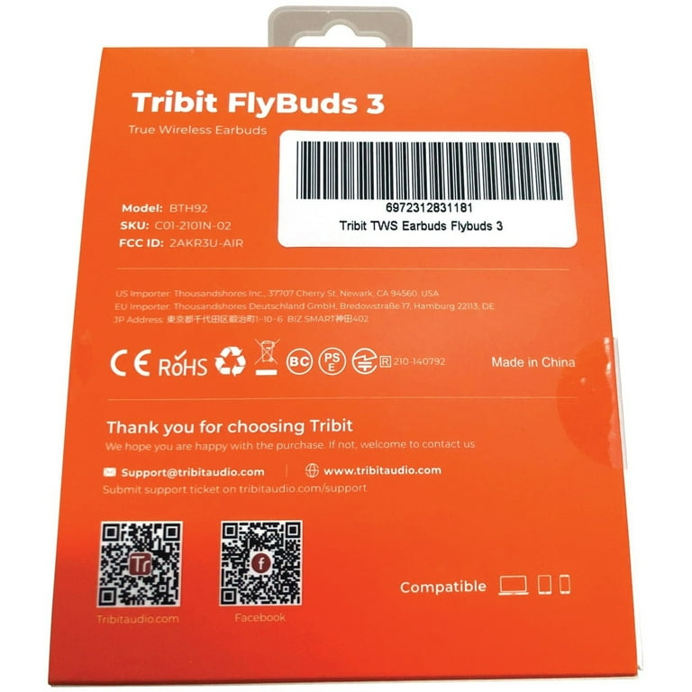 Tribit 100h sales