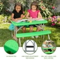 thumbnail image 3 of Lifetime Children's Polyethylene Picnic Table , Spring Green (260262), 3 of 22