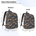 thumbnail image 2 of Easygdp Reindeer Mochila de Lona Resistente para Laptop, Compatible con Laptops de 15 a 17 pulgadas, Ideal para Escuela, Trabajo y Viajes-Small, 2 of 5