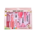thumbnail image 1 of Kit de cuidado y cuidado para bebés 10 en 1, set de cuidado para recién nacidos, bebés, niños pequeños, niñas y niños, color rosa, 1 of 13